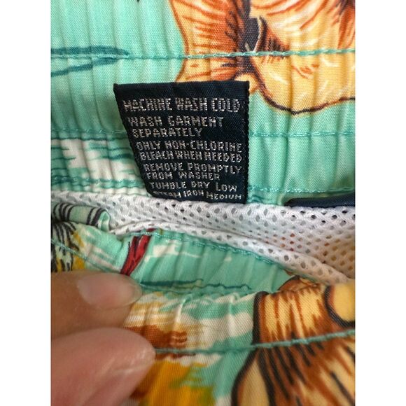 POLO by Ralph Lauren Elephant Print Swim Trunks  sz L - Picture 3 of 7